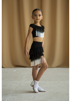 Latin Skirt  YL-1217 ruviso-dancewear.com