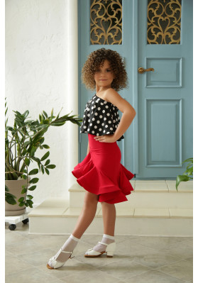 Latin Skirt -  YL-1218 ruviso-dancewear.com