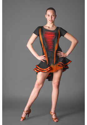 Women's Top-350 – Stylish Stretch Jersey Latin Dance Top ruviso-dancewear.com