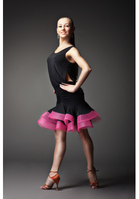 Women's Top-98 – Fitted Latin Dance Top in Stretch Jersey by Freestyle ruviso-dancewear.com