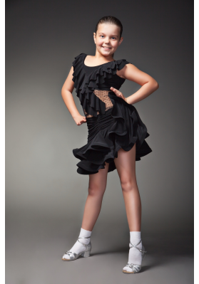 Women's Top-210 – Elegant Latin Dance Top in Stretch Jersey by Freestyle ruviso-dancewear.com