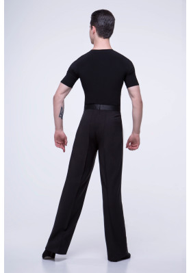 FD Shirt RM-1009 – Men’s Standard Ballroom Dance Shirt with Short Sleeves ruviso-dancewear.com