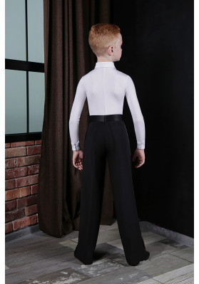 FD Shirt Leotard KSM-1138 – Men’s Ballroom Dance Leotard with Matte Biflex Fabric and Concealed Zipper ruviso-dancewear.com