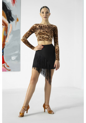 Latin Skirt - YL-1241 ruviso-dancewear.com