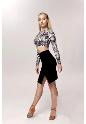 Ballroom Dance Skirt - YUL-1319/1 ruviso-dancewear.com
