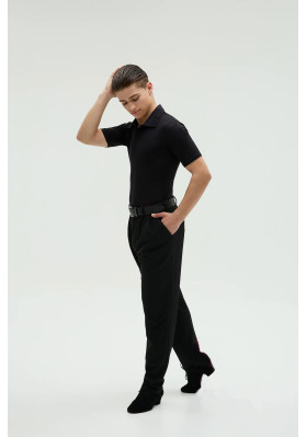 FD Pants BM-1367/2 – Men’s Latin Ballroom Dance Trousers in Diving Crepe ruviso-dancewear.com