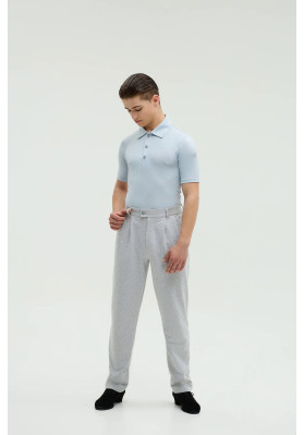 FD Shirt RM-1375 – Men’s Standard Ballroom Dance Shirt with Turn-Down Collar ruviso-dancewear.com
