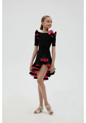 Skirt For Latin American Dances - YL-1390  by FD | RuViSo brand shop ruviso-dancewear.com