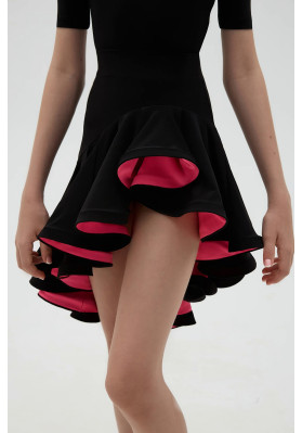 Skirt For Latin American Dances - YL-1390  by FD | RuViSo brand shop ruviso-dancewear.com