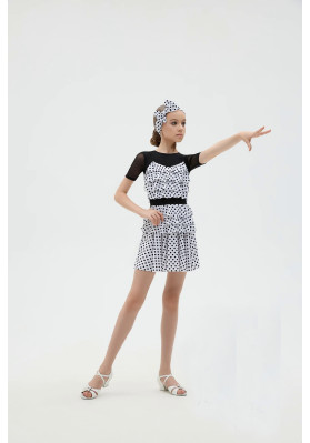 Skirt For Latin American Dances - YL-1402/1 by FD | RuViSo brand shop ruviso-dancewear.com