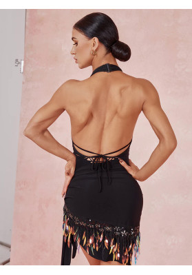 Rock für lateinamerikanische Tänze | Wickelrock Brilliana #2437 | Handgefertigt ruviso-dancewear.com
