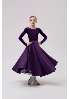 Juvenile Dress with a skirt for Latin American dances 96 ruviso-dancewear.com