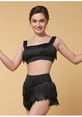 Top corto IZUMI de Grand Prix de poliamida micro, negro | Tienda de la marca RuViSo ruviso-dancewear.com