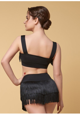 Top corto IZUMI de Grand Prix de poliamida micro, negro | Tienda de la marca RuViSo ruviso-dancewear.com