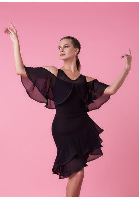 FEDERICA open shoulders leotard  | BY Grand Prix ruviso-dancewear.com
