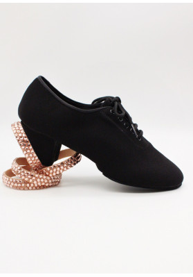 Teaching & Practice Shoes Grand Prix CAYENNA oxford textile, black | BY Grand Prix ruviso-dancewear.com