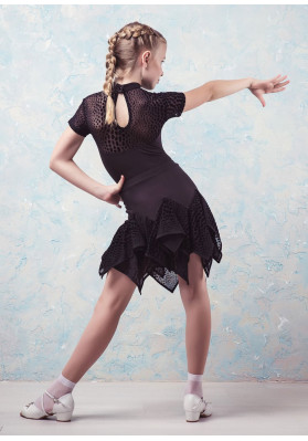 Falda de baile latino de salón ABRIS BLACK BY Grand Prix ruviso-dancewear.com