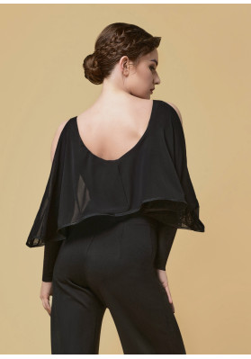 LETIZIA V-cut long sleeve leotard | BY Grand Prix ruviso-dancewear.com