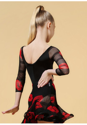 DANNA LIPS long raglan sleeve leotard | BY Grand Prix ruviso-dancewear.com