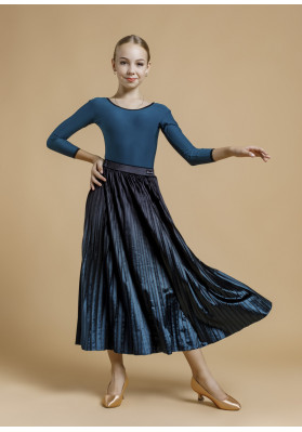 Falda estándar VALENCIA negra+piel descolorida de Grand Prix ruviso-dancewear.com