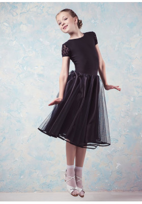 Falda de salón REVERENCE BLACK DE Grand Prix ruviso-dancewear.com