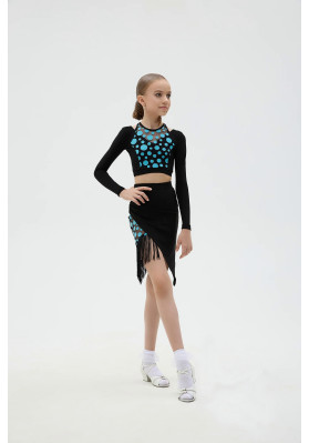 Skirt For Latin American Dances - YL-1302/3 | RuViSo brand shop ruviso-dancewear.com