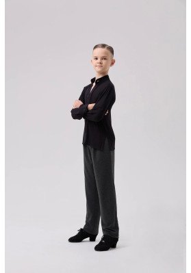FD Pants BM-1367/1 KW – Children’s Latin Ballroom Dance Trousers ruviso-dancewear.com