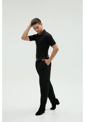 FD Pants BM-1367/2 – Men’s Latin Ballroom Dance Trousers in Diving Crepe ruviso-dancewear.com