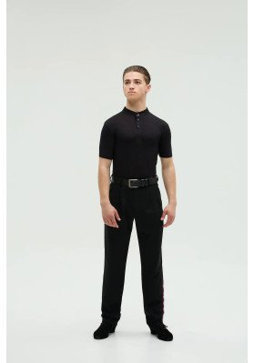 FD Shirt RM-1374 – Men’s Standard Ballroom Dance Shirt with Short Sleeves ruviso-dancewear.com