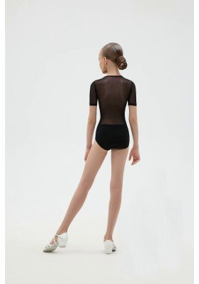 KT-1400 Dance Set by FD – Fitted Leotard with Flowing Overlay Top ruviso-dancewear.com