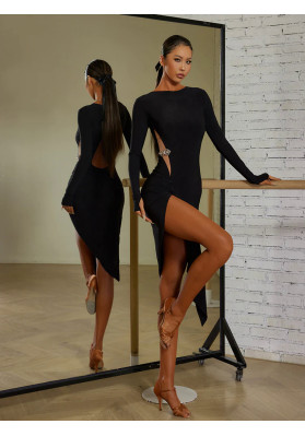 Vestido Para Bailes Latinoamericanos | Vestido de Noana #23125 | Hecho a mano ruviso-dancewear.com