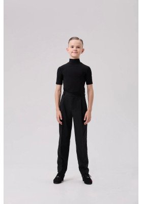FD Roll Neck Jumper GKM-69 KW – Children’s Latin and Standard Dance Top with Short Sleeves ruviso-dancewear.com