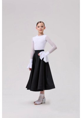 Jugendkleid mit Rock für lateinamerikanische Tänze 98 ruviso-dancewear.com