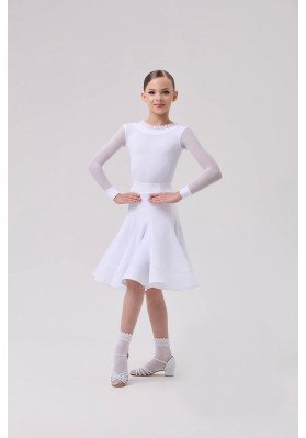 Juvenile Dress  with a skirt for Latin American dances 99/1 ruviso-dancewear.com