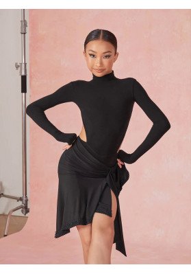 Jet-black Skirt Kids 24091 by ZYM  | RuViSo brand shop ruviso-dancewear.com