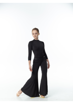 DanceMe BRS232 Women’s Standard Pants – Black, Stretch Jersey ruviso-dancewear.com