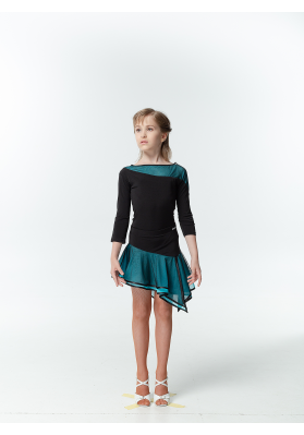 DanceMe UL359-3 Children’s Latin Dance Skirt ruviso-dancewear.com