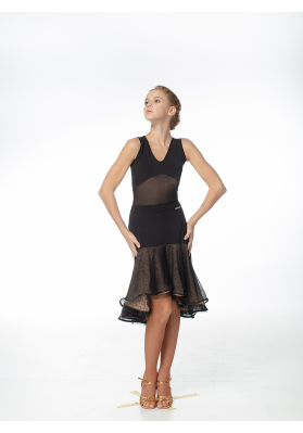 DanceMe UL413-11-14 Girls Latin Skirt ruviso-dancewear.com