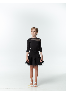 DanceMe Latin Skirt UL638-14 – Girls’ Ballroom Practice Skirt ruviso-dancewear.com