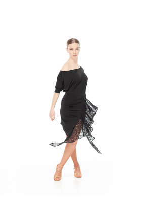DanceMe UL245-11-14 Latin Skirt – Women’s Ballroom Dance Skirt ruviso-dancewear.com
