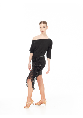 DanceMe UL245-11-14 Latin Skirt – Women’s Ballroom Dance Skirt ruviso-dancewear.com