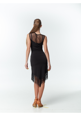 DanceMe UL259-14 Latin Skirt – Women’s Ballroom Dance Skirt ruviso-dancewear.com
