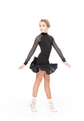 DanceMe UL611 Girls’ Latin Skirt with Built-In Shorts ruviso-dancewear.com