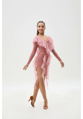 Dance Skirt Latin YL-1425 By FD | RuViSo Brand Shop ruviso-dancewear.com