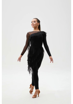 Conjunto mono con peplum 1426 de FD | Tienda de la marca RuViSo ruviso-dancewear.com