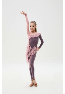 Conjunto de mono con peplum 1426 KW de FD | Tienda de la marca RuViSo ruviso-dancewear.com