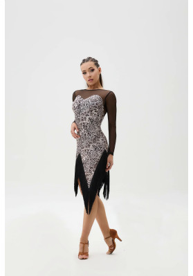 Vestido de baile latino 1428/1 de FD | Tienda de la marca RuViSo ruviso-dancewear.com