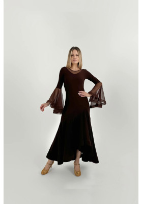 Women’s Standard Ballroom Dress PS-1436 by FD ruviso-dancewear.com