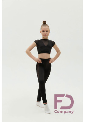Top TP-3 GH – Black Mesh Gymnastics & Choreography Top by FD | RuViSo ruviso-dancewear.com