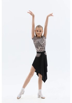 JUL-1441 KW Latin Dance Skirt ruviso-dancewear.com
